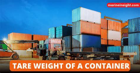container tare weight search